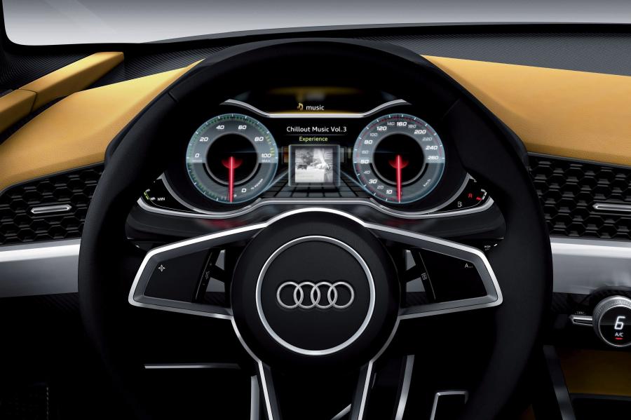 Панель приборов Audi Crosslane Coupe Concept 2012 года  (фото 10 из 47)